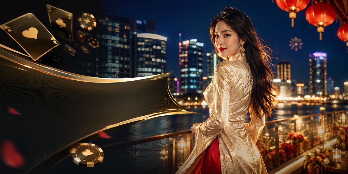 Người dùng Hà Nội chơi bài trên điện thoại Android mặc áo dài truyền thống
